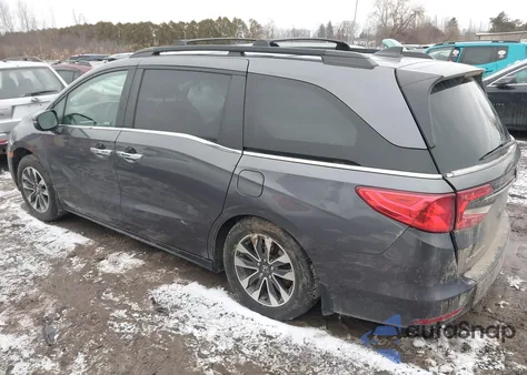 2022 Honda Odyssey Ex-L z USA, uszkodzony, nr VIN 5FNRL6H78NB062483